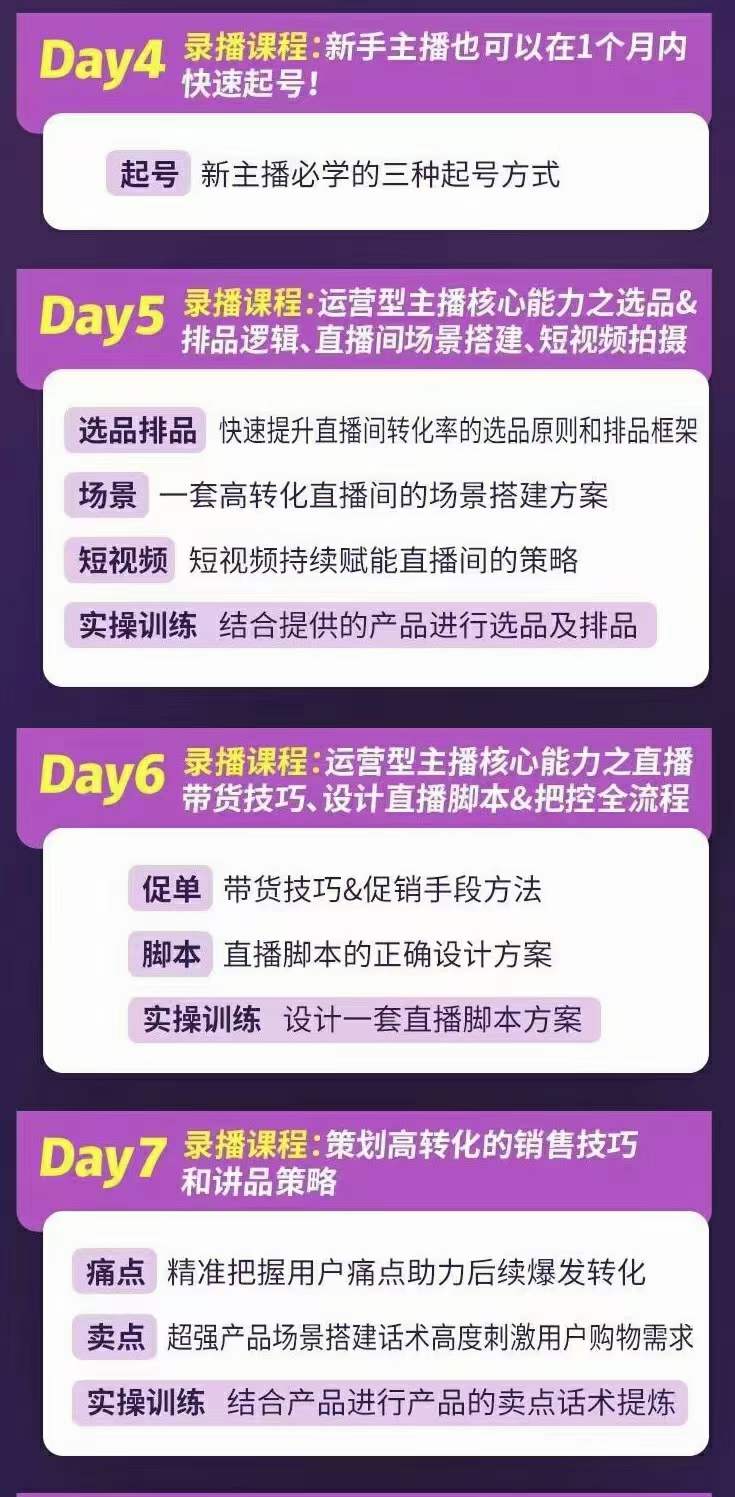 【副业项目3857期】完美家族·金牌主播实战进阶营，普通人也能快速变身金牌带货主播插图2