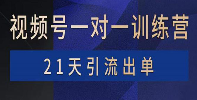 【副业项目4068期】视频号训练营：带货，涨粉，直播，游戏，四大变现新方向，21天引流出单-悠闲副业网