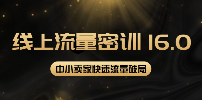 【副业项目4288期】2022秋秋线上流量密训16.0：包含 暴力引流10W+中小卖家流量破局技巧 等等-悠闲副业网