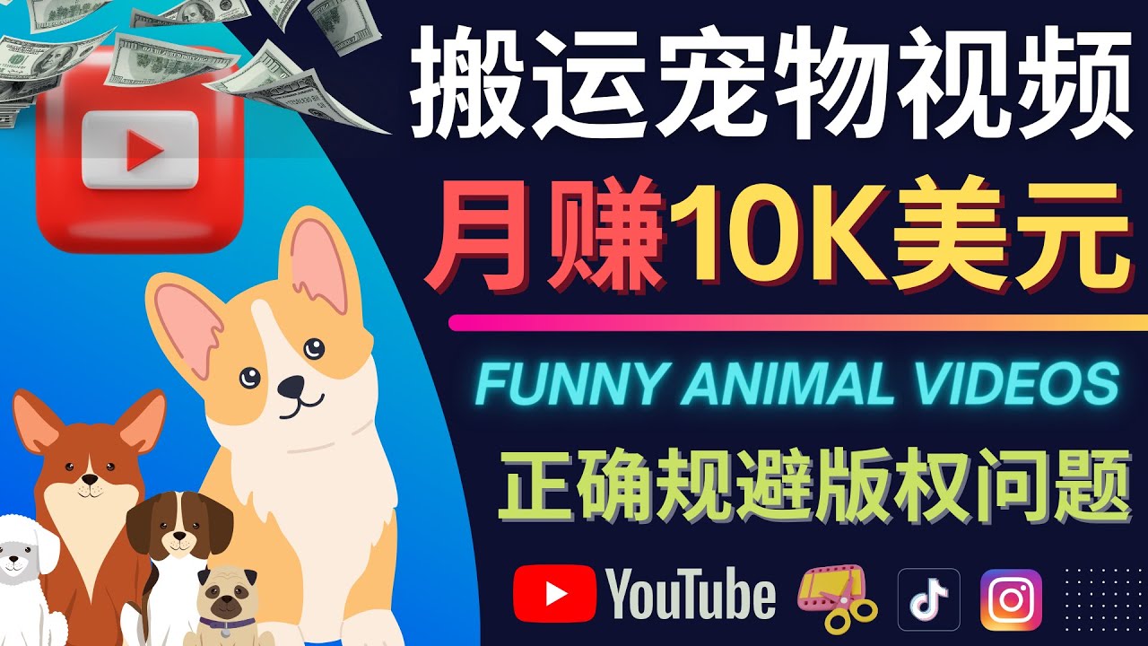 【副业项目4509期】搬运TIKTOK视频到YouTube，并进行二次创作，月赚1万美元以上-悠闲副业网