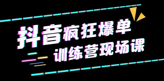 【副业项目6295期】抖音短视频疯狂-爆单训练营现场课（新）直播带货+实战案例-悠闲副业网