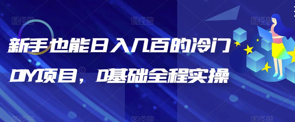 【副业项目6865期】新手也能日入几百的冷门DIY项目，0基础全程实操【揭秘】-悠闲副业网