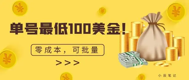 【副业项目7144期】单号最低100美金，零成本，小白无脑操作-悠闲副业网