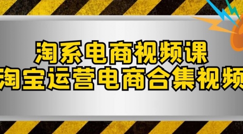 【副业项目8013期】淘系-电商视频课，淘宝运营电商合集视频-悠闲副业网