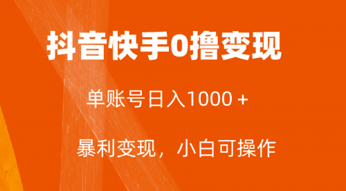 【副业项目8233期】全网首发，单账号收益日入1000＋，简单粗暴，保底5元一单，可批量单操作-悠闲副业网