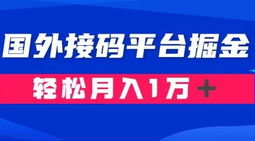 【副业项目8281期】通过国外接码平台掘金卖账号： 单号成本1.3，利润10＋，轻松月入1万＋-悠闲副业网