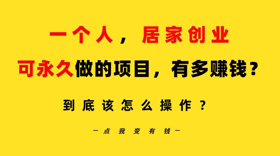 一个人，居家创业：B站每天10分钟，单账号日引创业粉100+，月稳定变现5W…-悠闲副业网